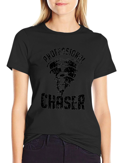 Professional Storm Chaser Black T-Shirt