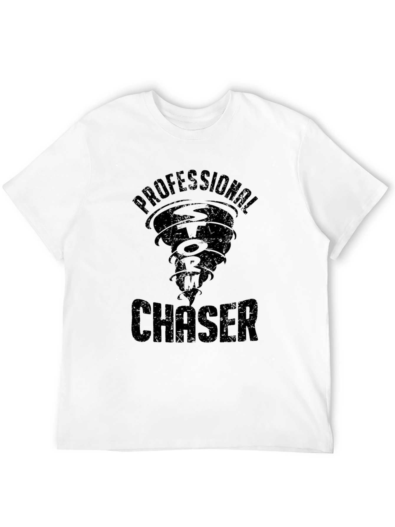 Professional Storm Chaser Black T-Shirt