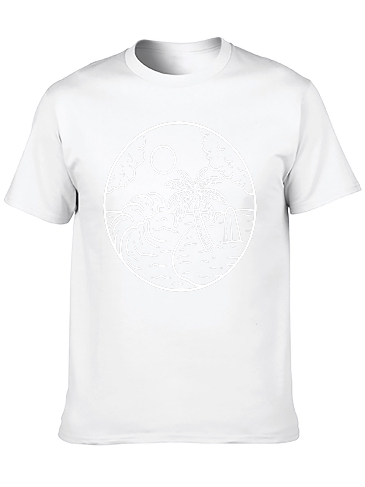Tropical Paradise Graphic Tee - Black