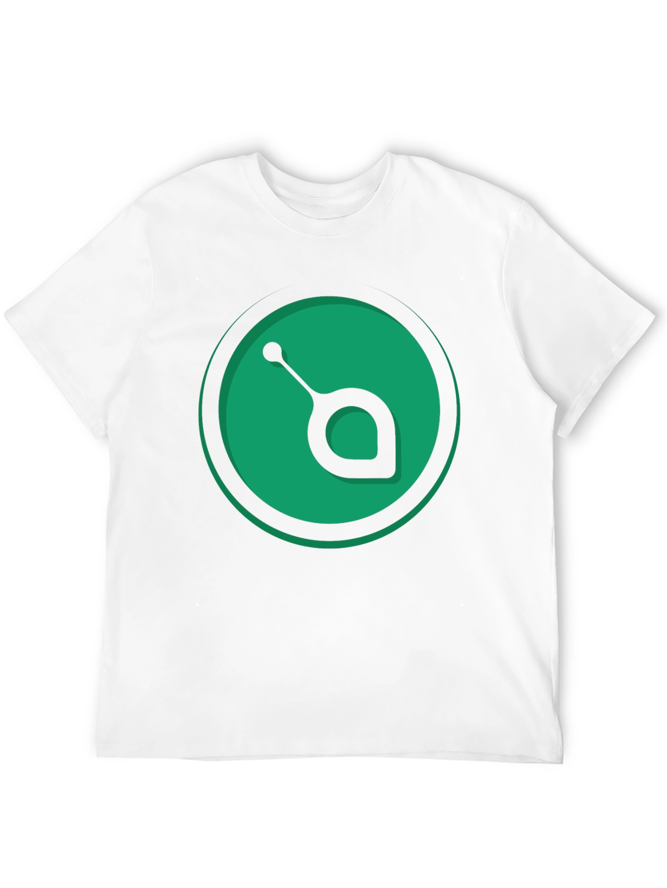Green Orb Black T-Shirt