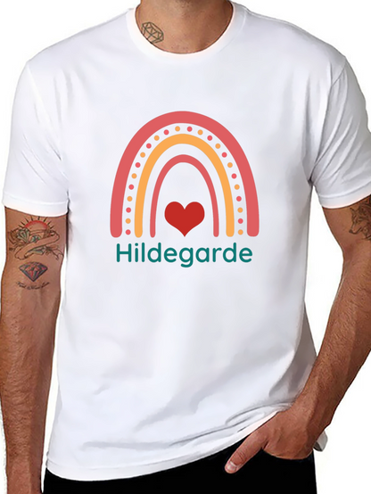 Hildegarde Rainbow Heart T-Shirt