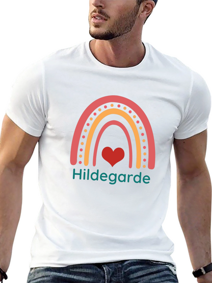 Hildegarde Rainbow Heart T-Shirt