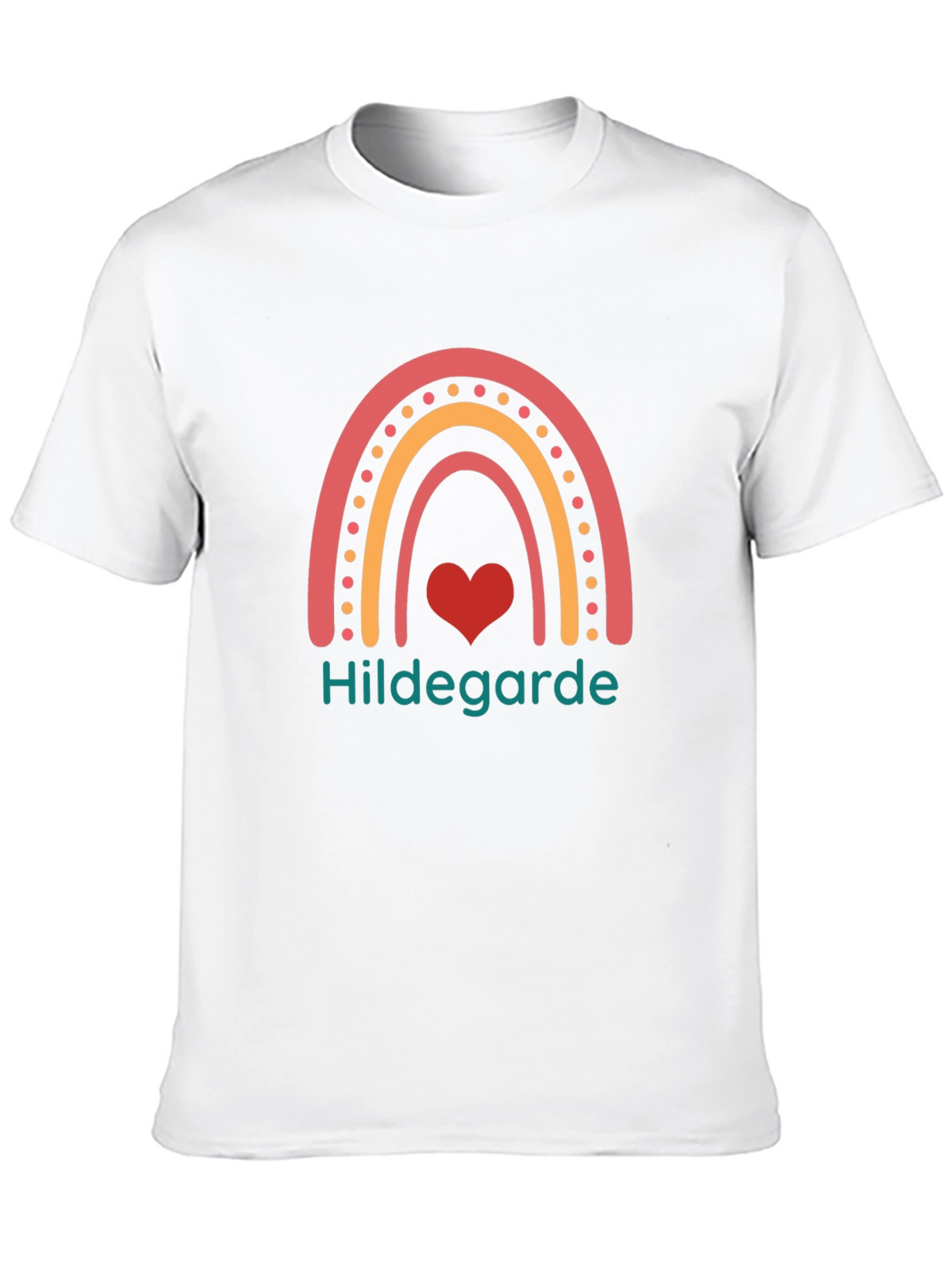 Hildegarde Rainbow Heart T-Shirt
