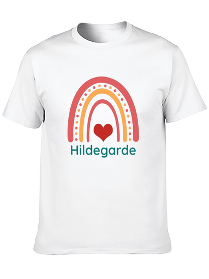 Hildegarde Rainbow Heart T-Shirt