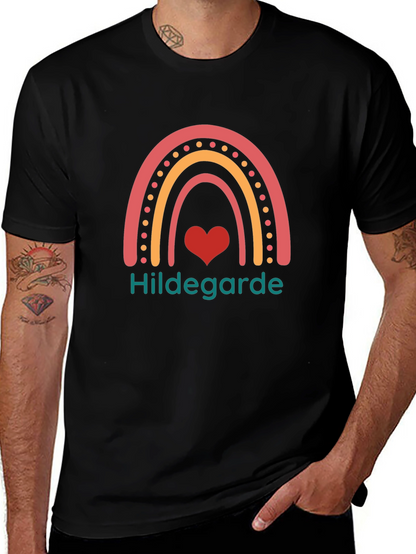 Hildegarde Rainbow Heart T-Shirt
