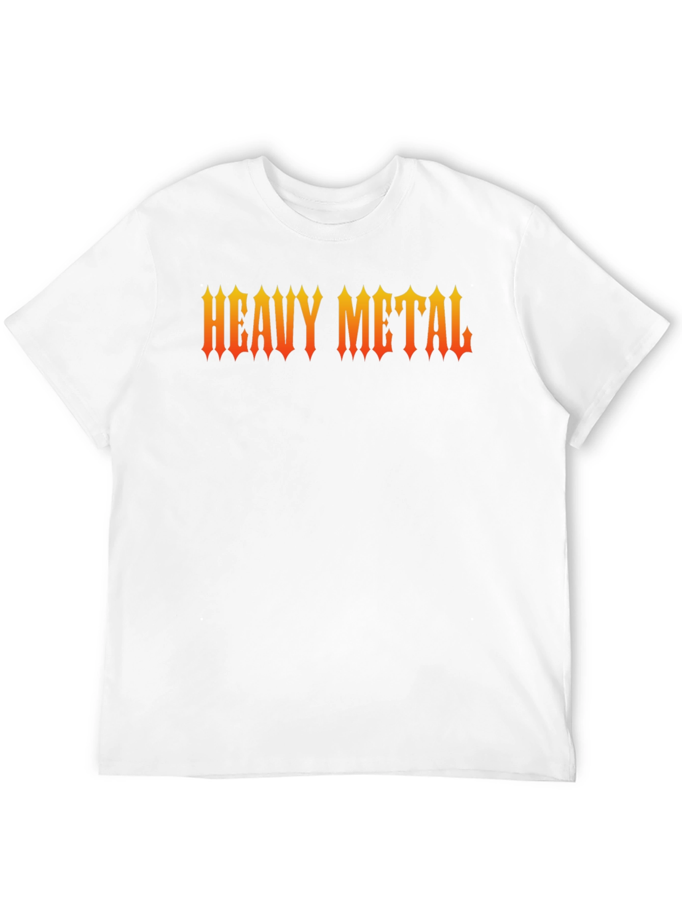 Heavy Metal Graphic Print Black T-Shirt