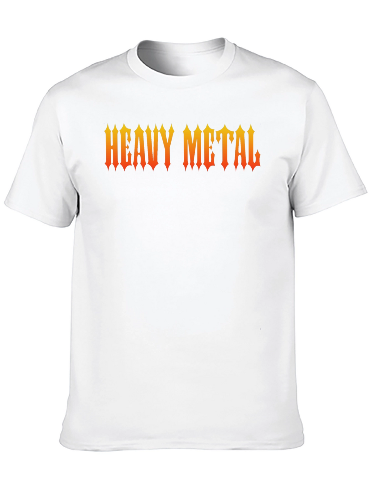 Heavy Metal Graphic Print Black T-Shirt