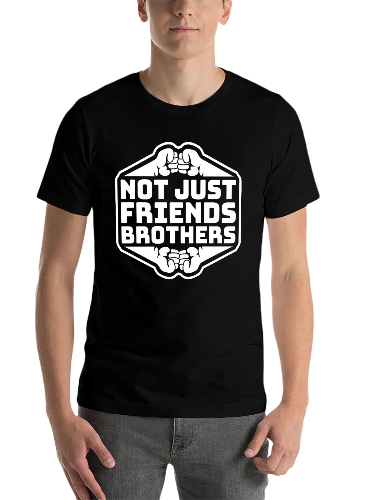 Not Just Friends Brothers Graphic Tee