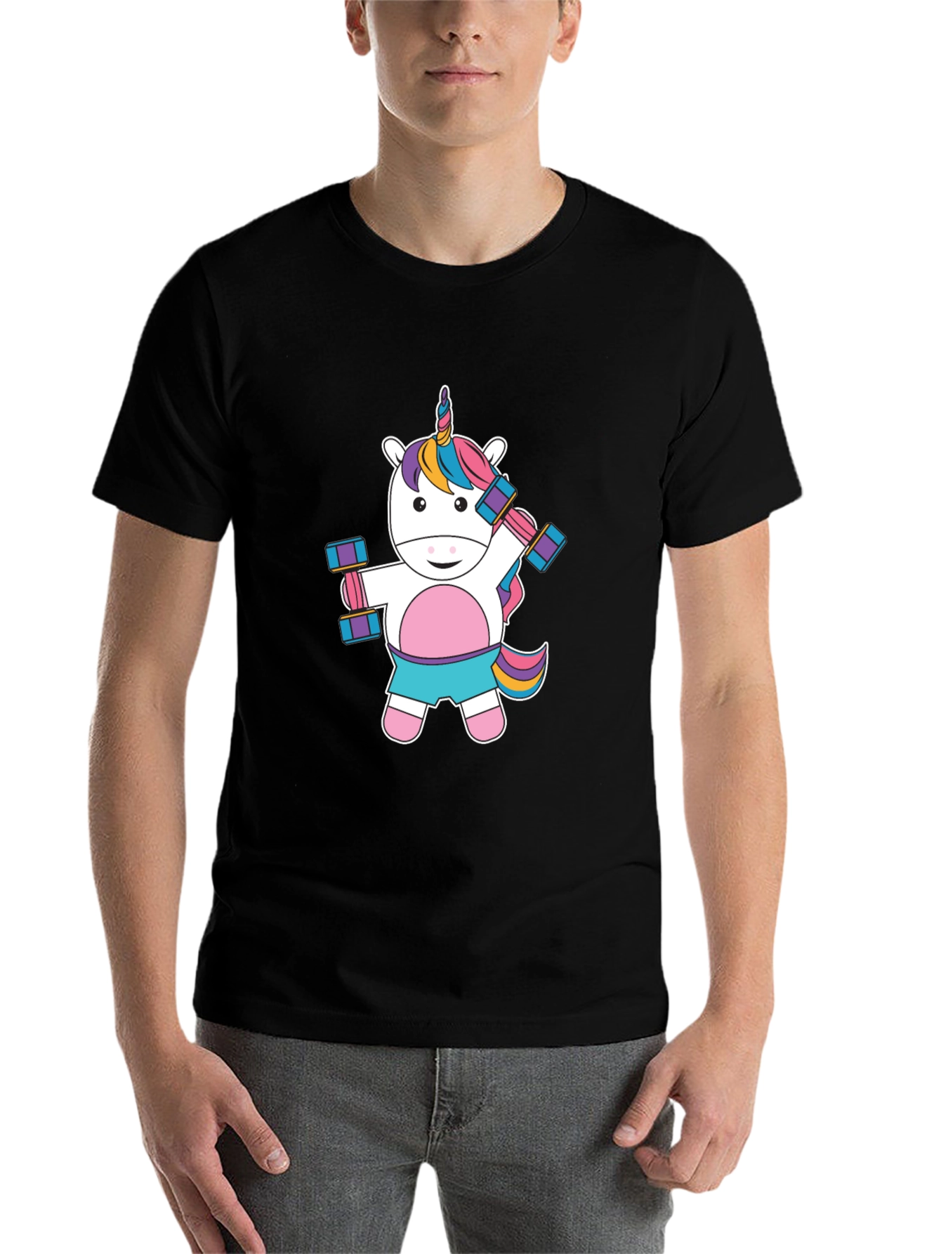 Unicorn Workout T-Shirt - Gym Fun!