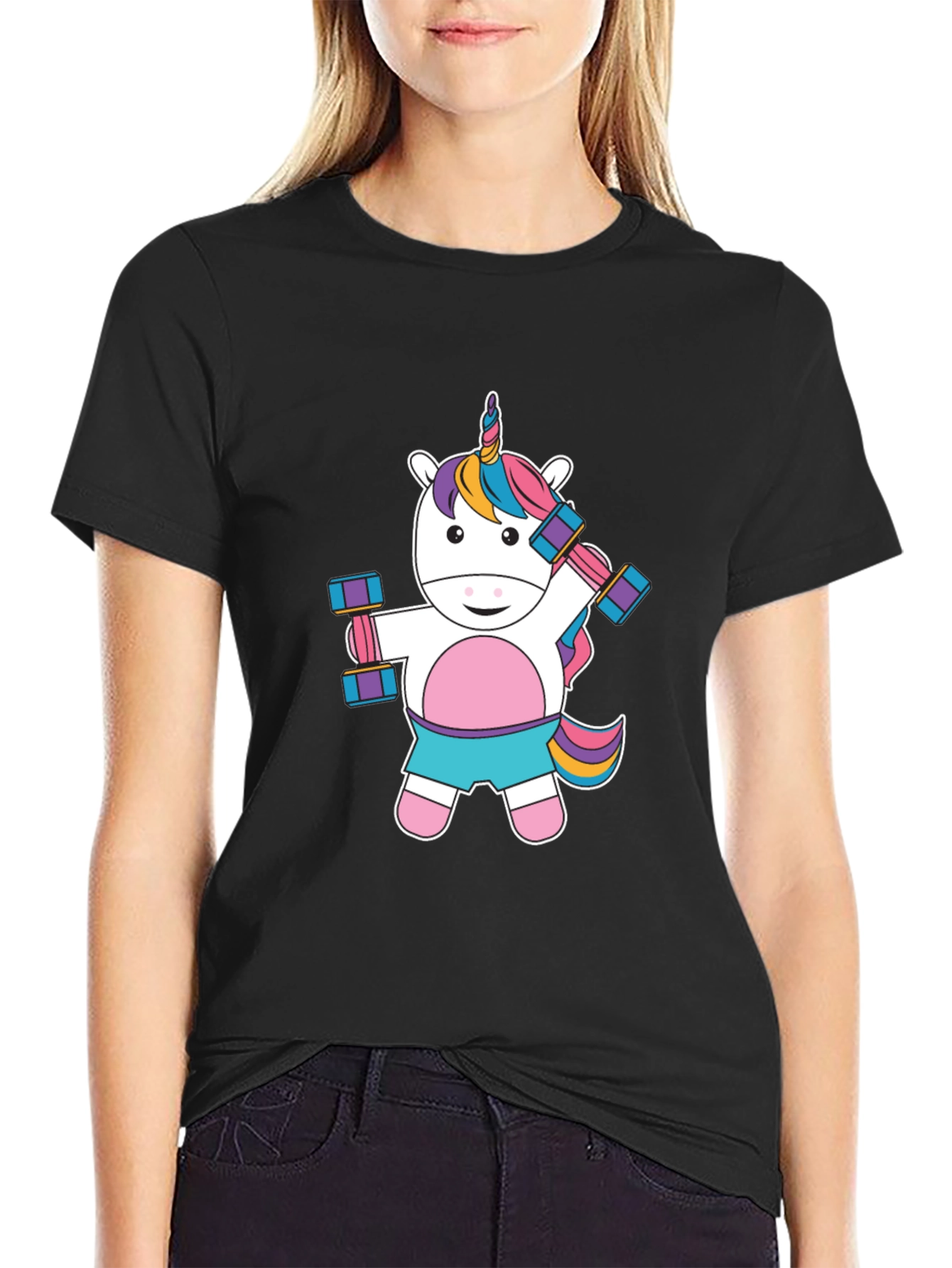 Unicorn Workout T-Shirt - Gym Fun!