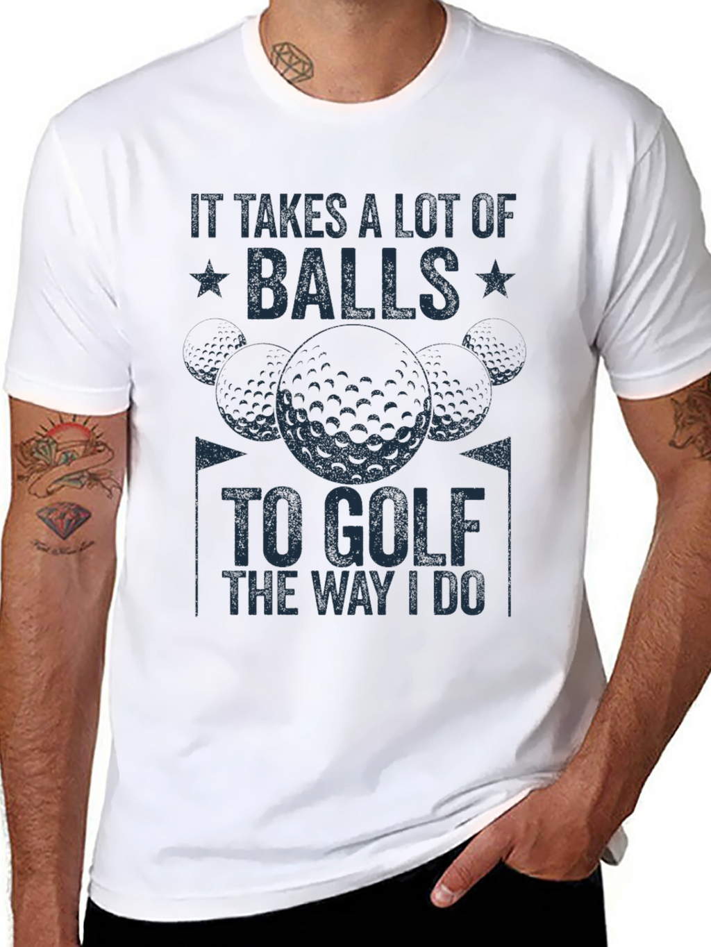 Golf Balls T-Shirt - Funny Golfing Tee