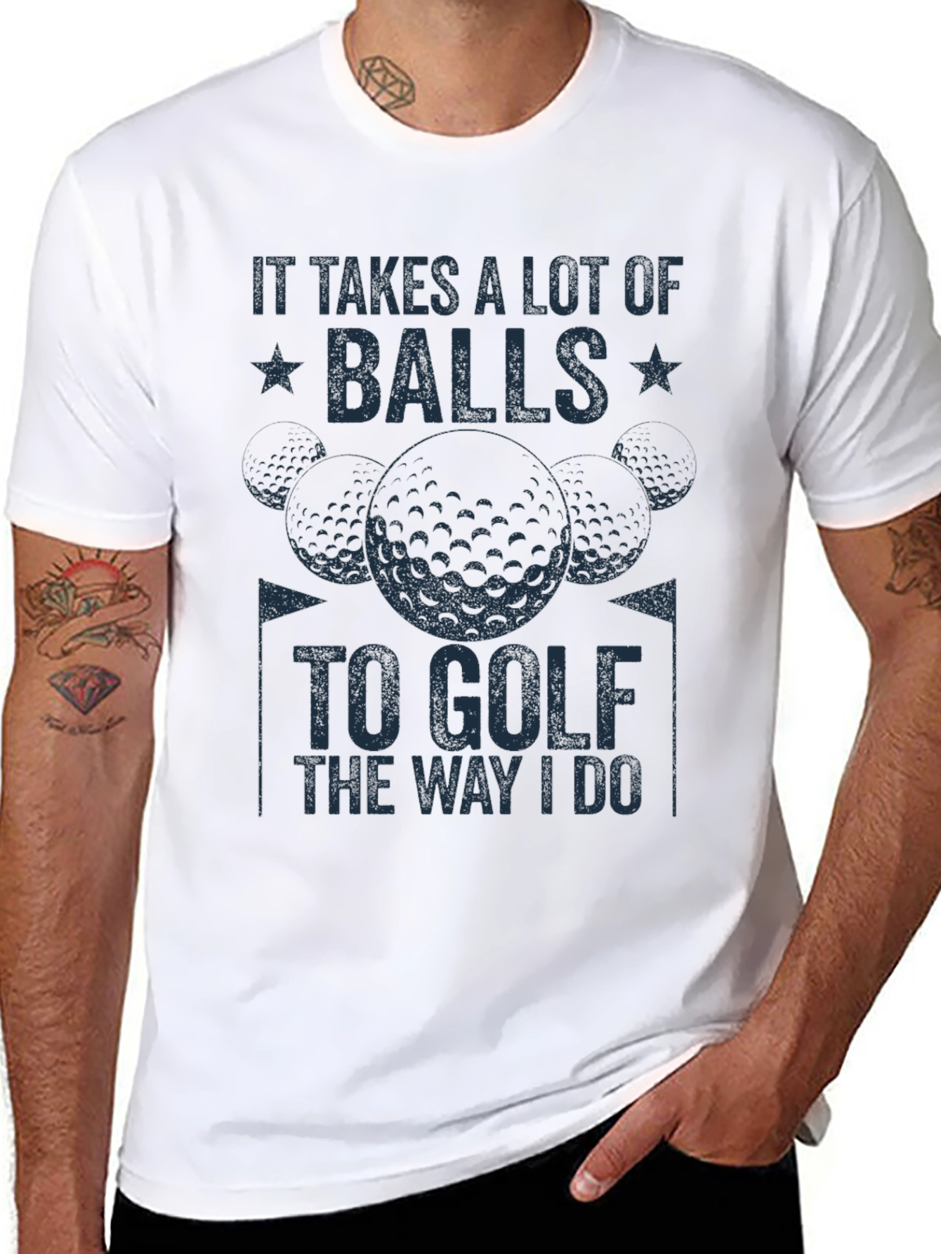 Golf Balls T-Shirt - Funny Golfing Tee