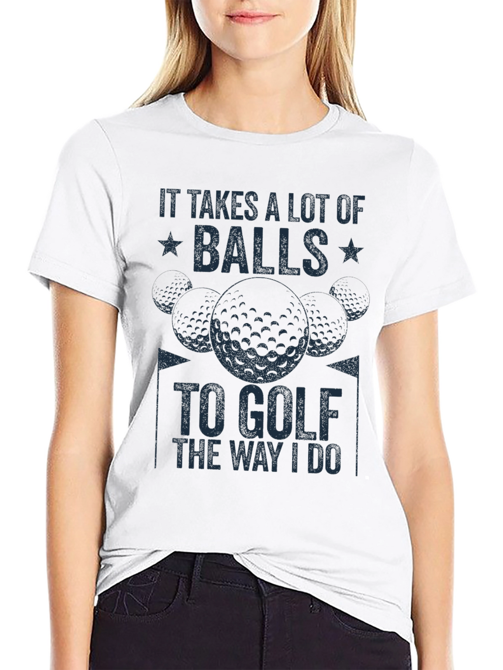 Golf Balls T-Shirt - Funny Golfing Tee