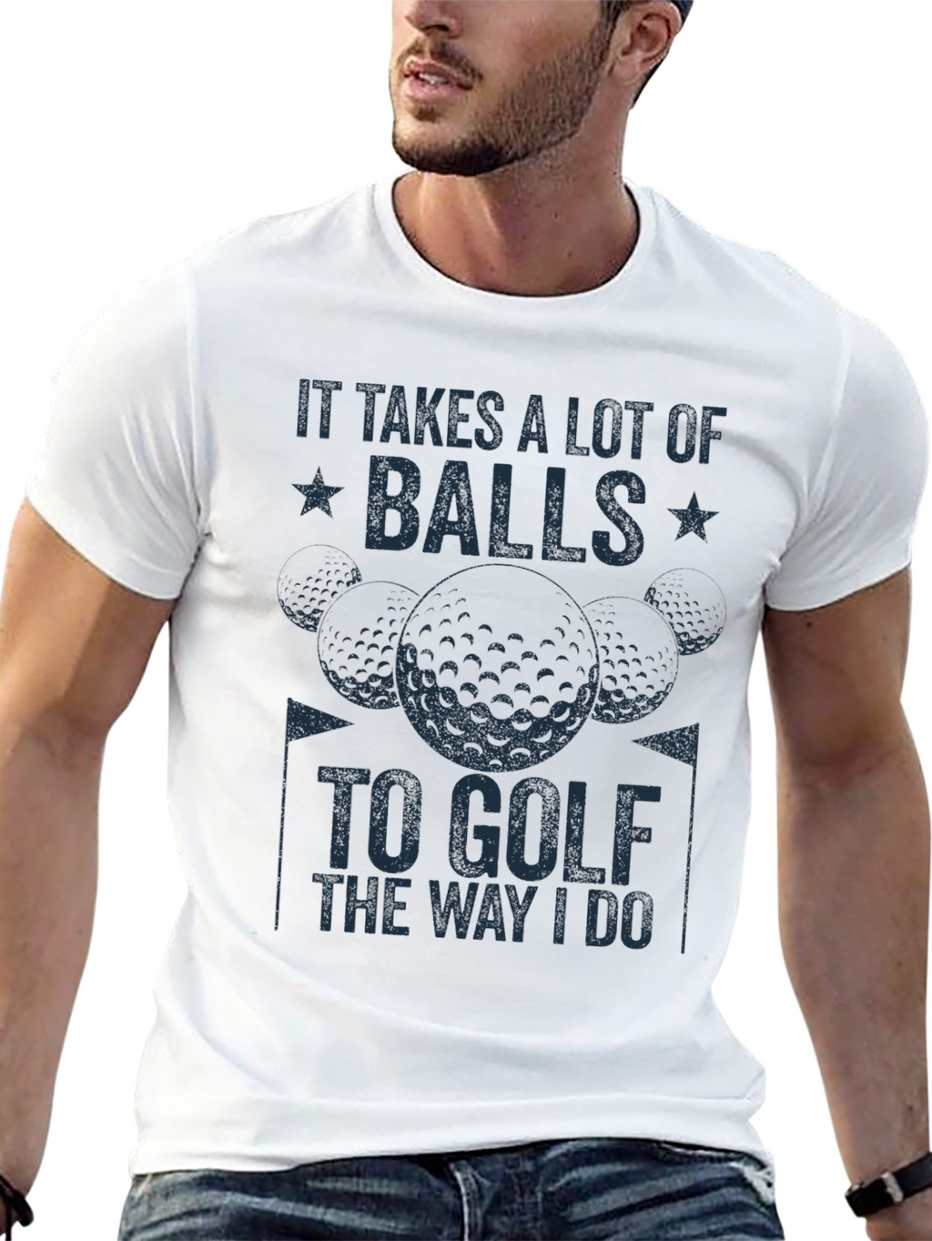 Golf Balls T-Shirt - Funny Golfing Tee