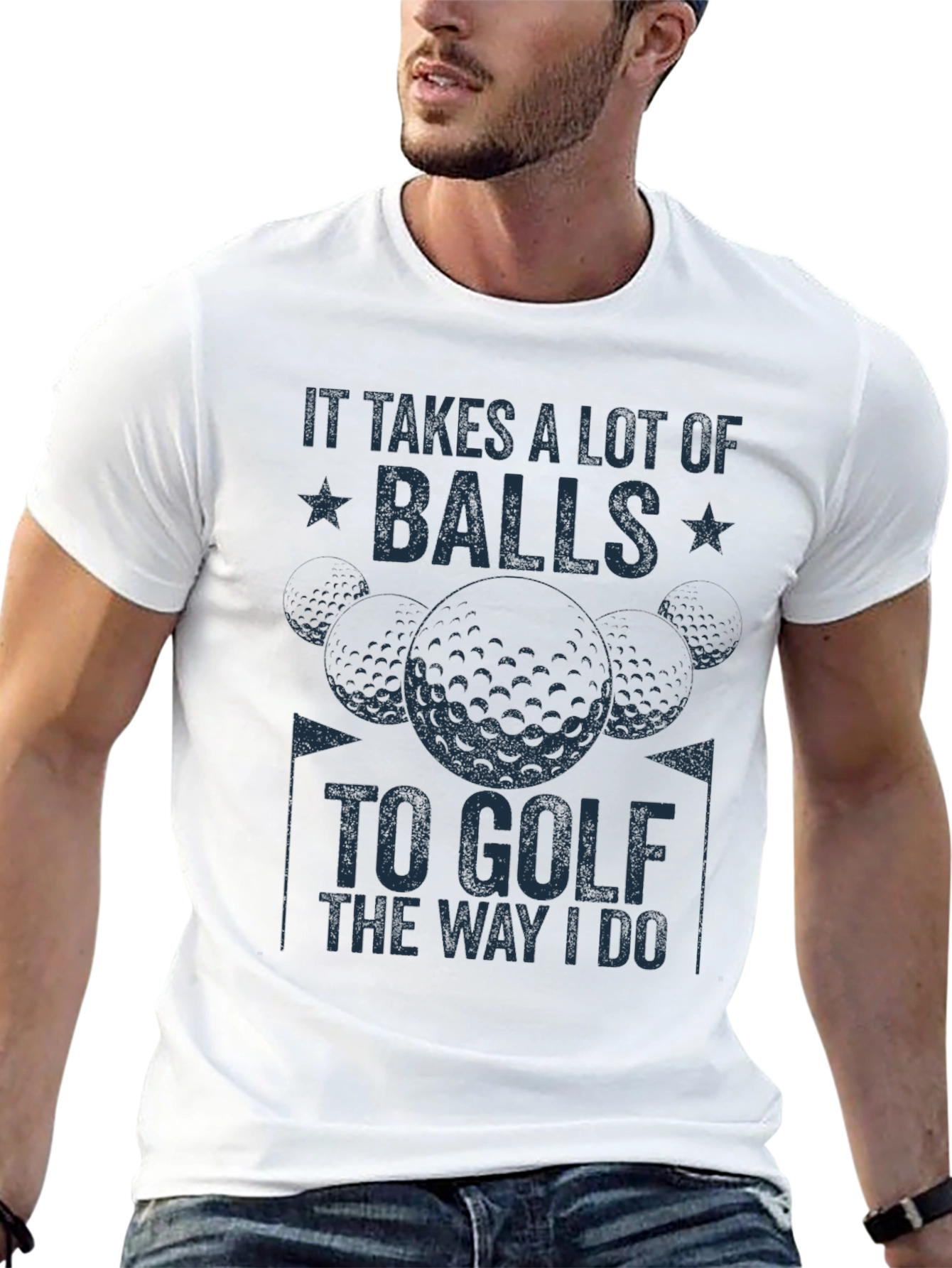 Golf Balls T-Shirt - Funny Golfing Tee