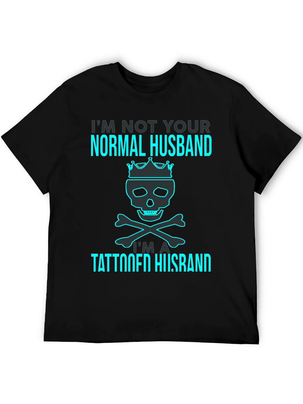 Tattooed Husband Graphic Tee - Skull and Bones