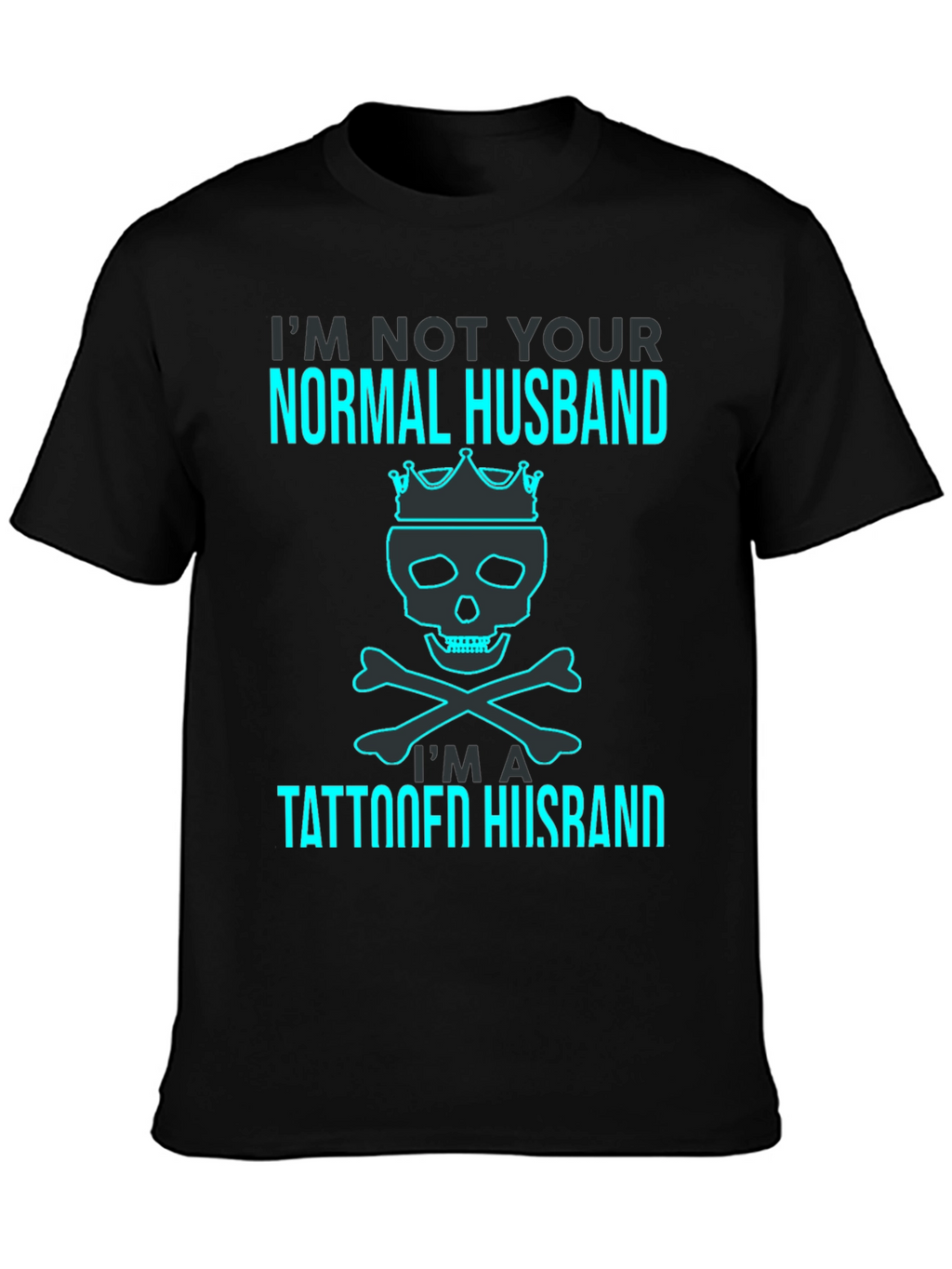Tattooed Husband Graphic Tee - Skull and Bones