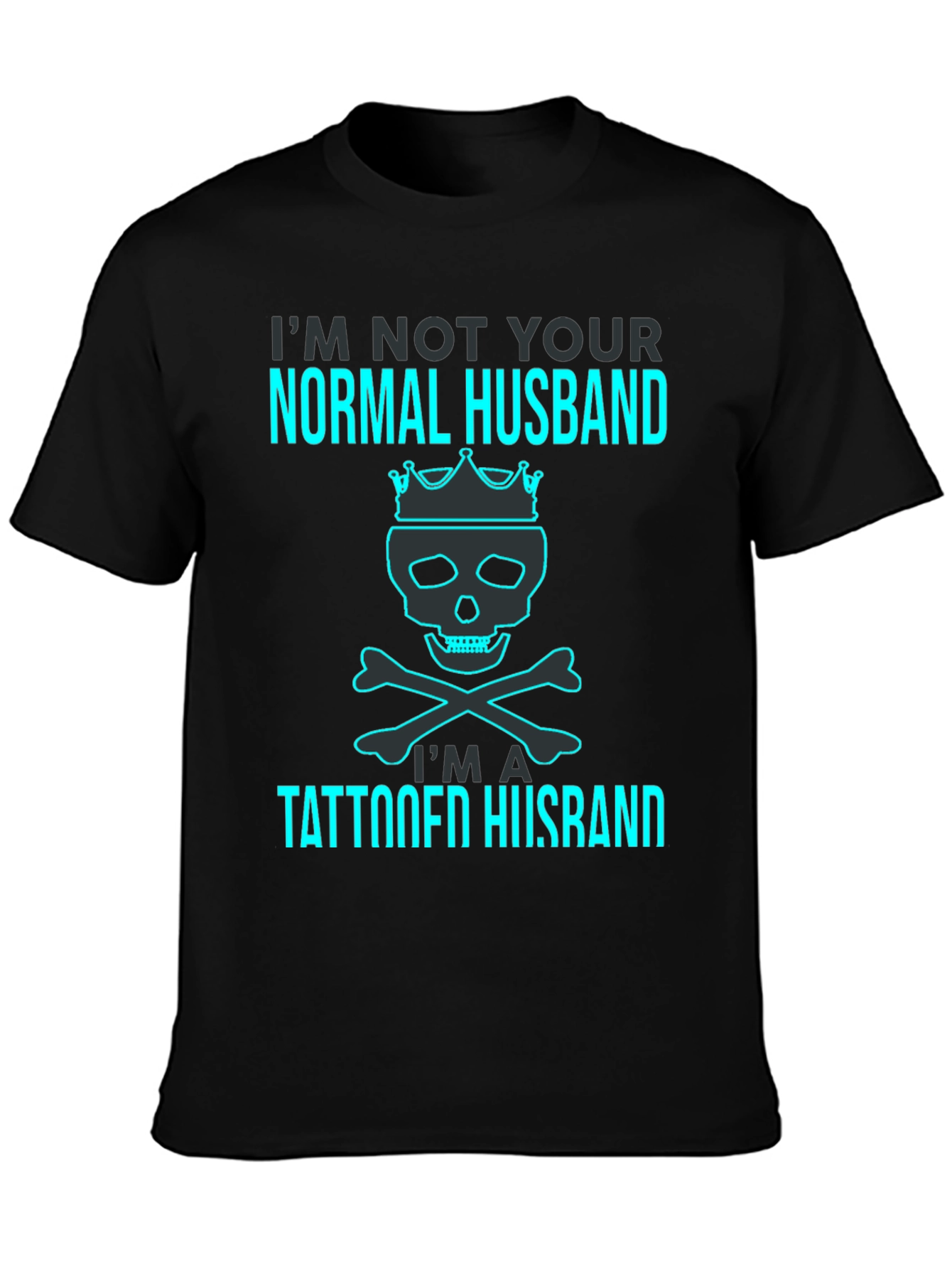 Tattooed Husband Graphic Tee - Skull and Bones