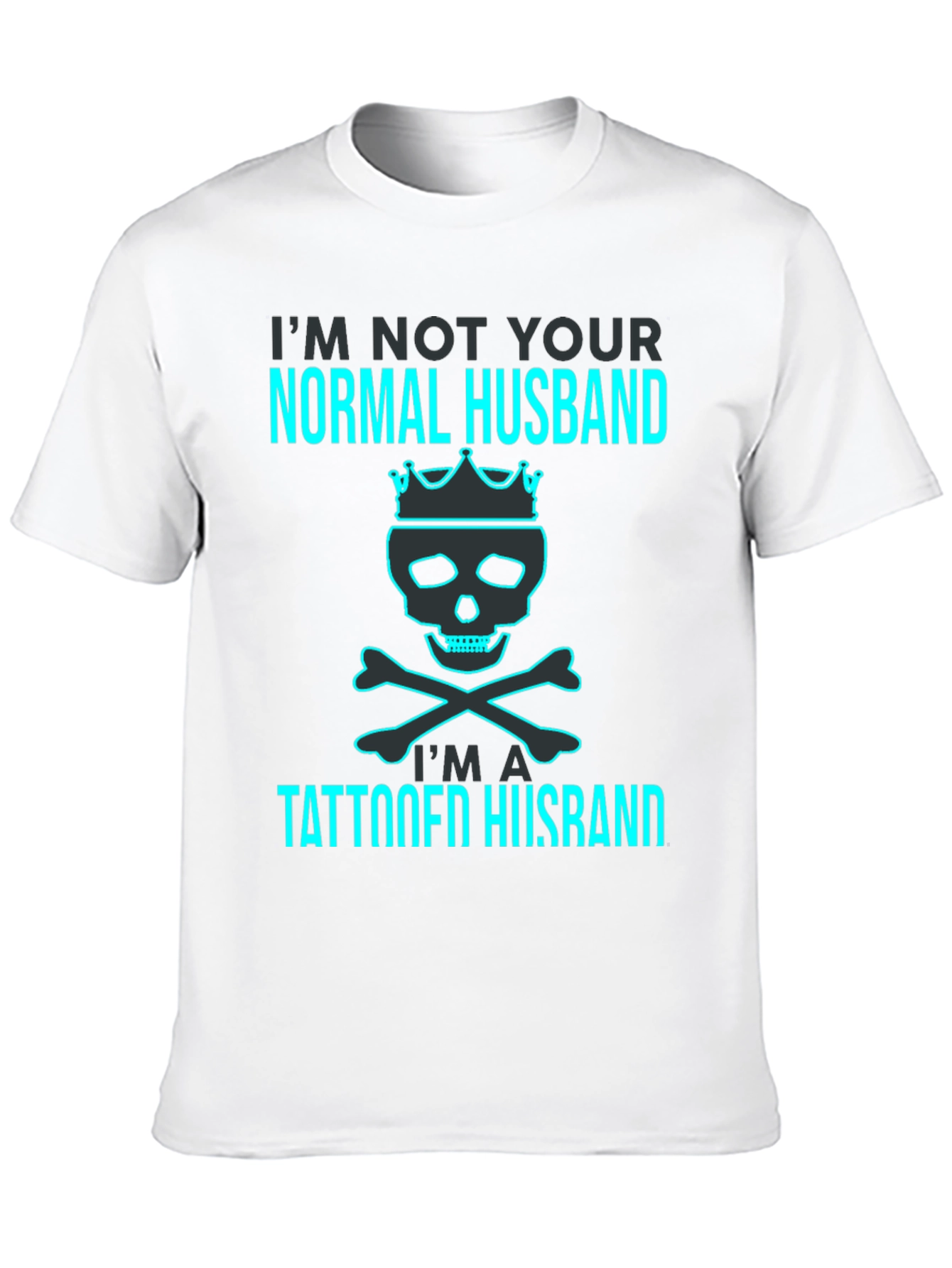 Tattooed Husband Graphic Tee - Skull and Bones