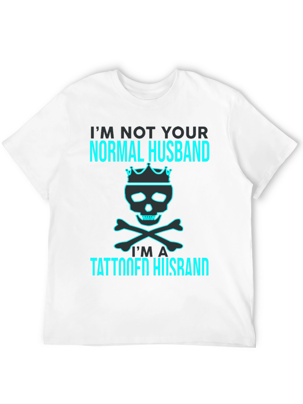 Tattooed Husband Graphic Tee - Skull and Bones