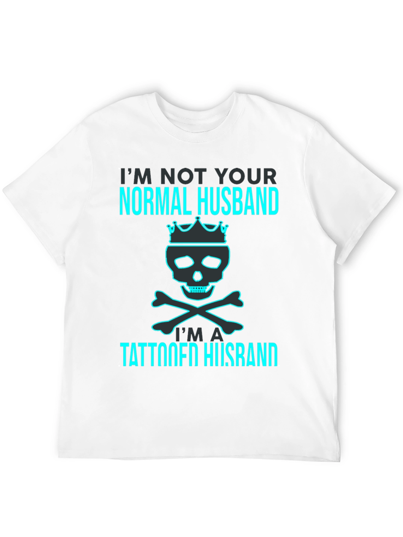 Tattooed Husband Graphic Tee - Skull and Bones