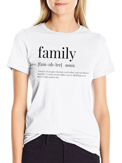 Definition of Family Graphic T-Shirt