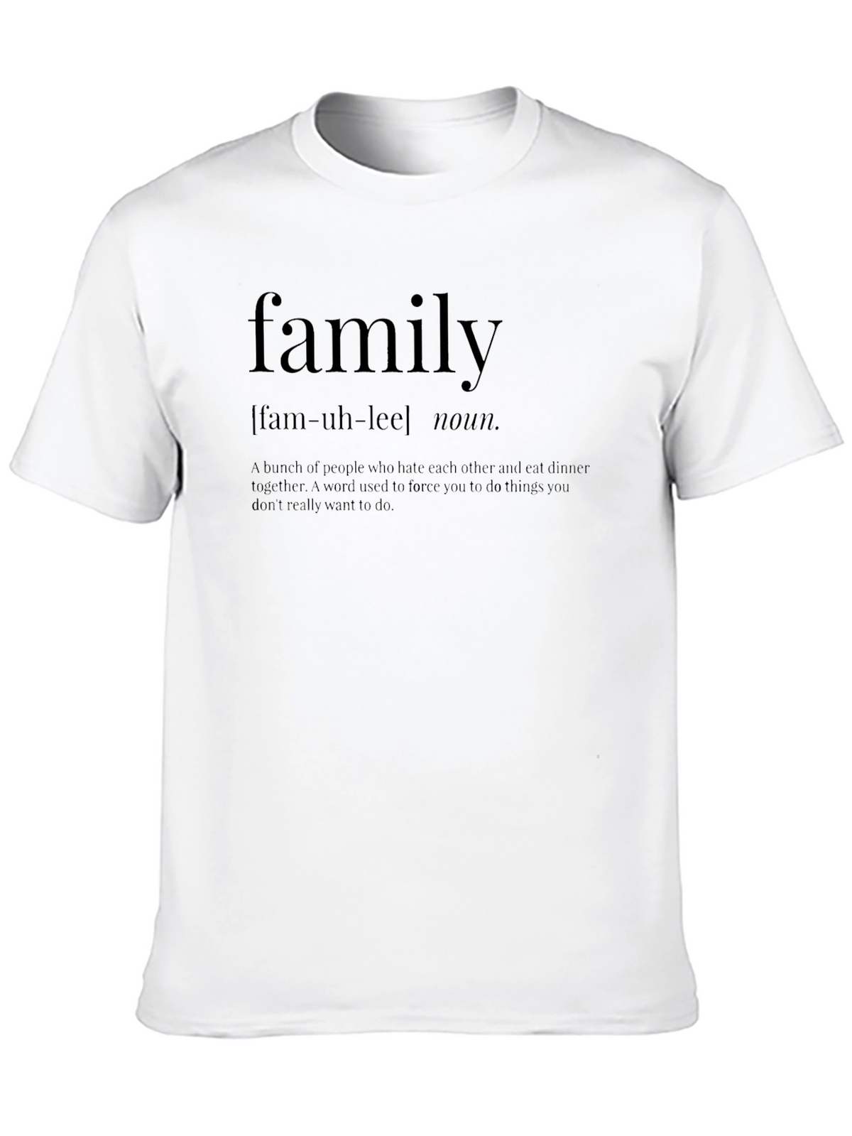 Definition of Family Graphic T-Shirt