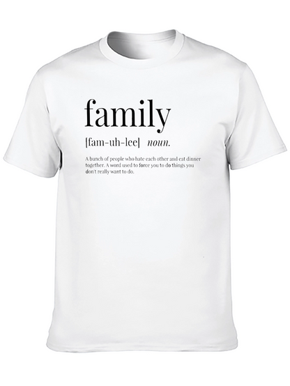 Definition of Family Graphic T-Shirt