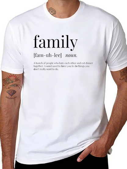 Definition of Family Graphic T-Shirt
