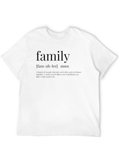 Definition of Family Graphic T-Shirt