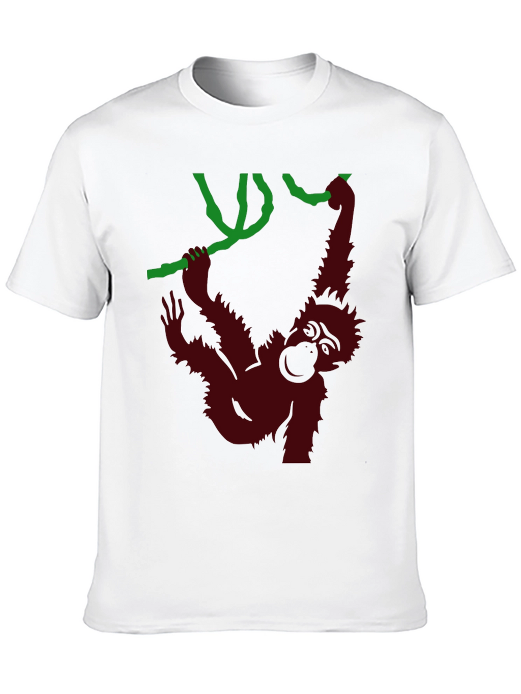 Monkeying Around Graphic Tee - Black Cotton T-Shirt