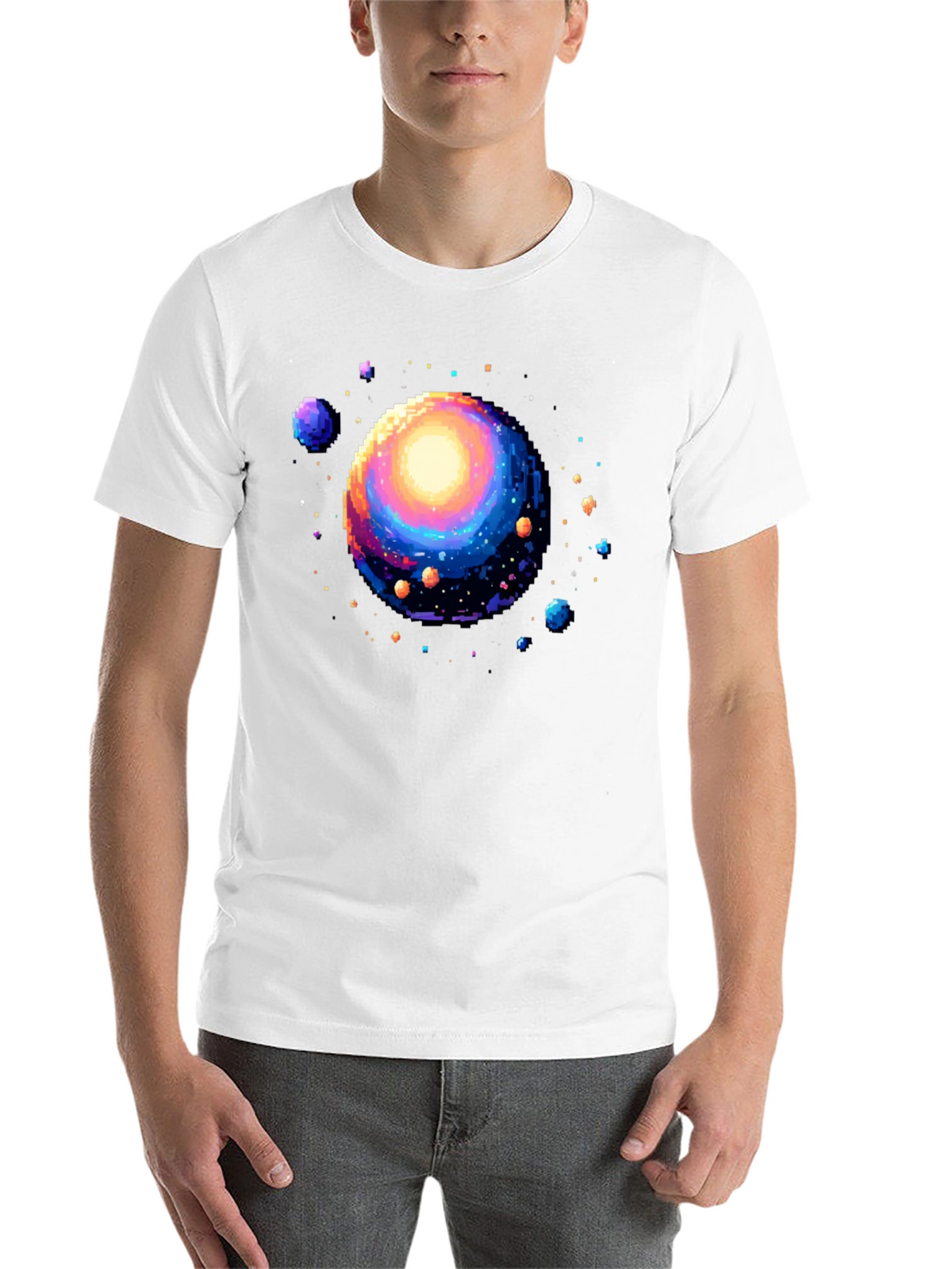 Pixel Universe Black T-Shirt