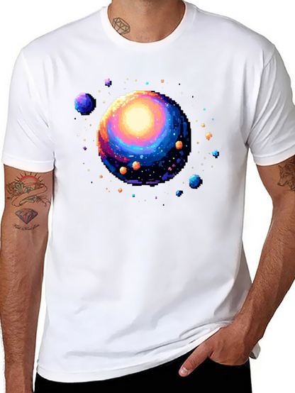Pixel Universe Black T-Shirt