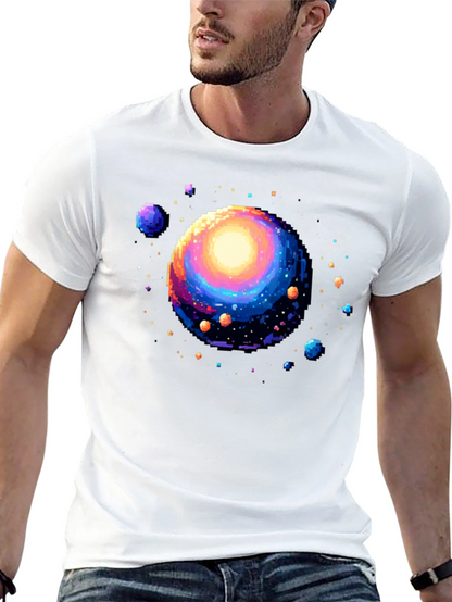 Pixel Universe Black T-Shirt