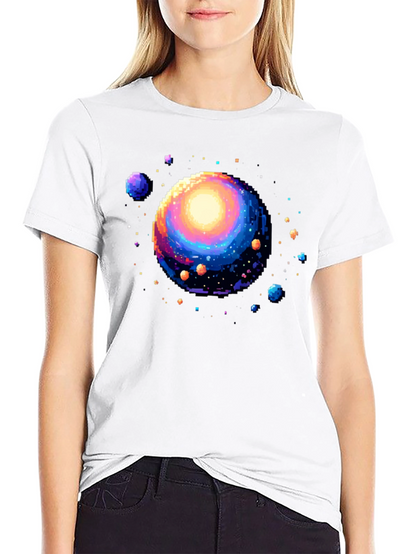 Pixel Universe Black T-Shirt