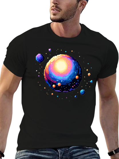 Pixel Universe Black T-Shirt
