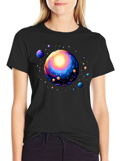 Pixel Universe Black T-Shirt