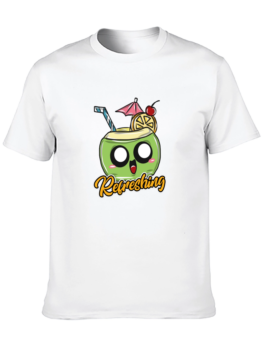 Refreshing Coconut Black T-Shirt