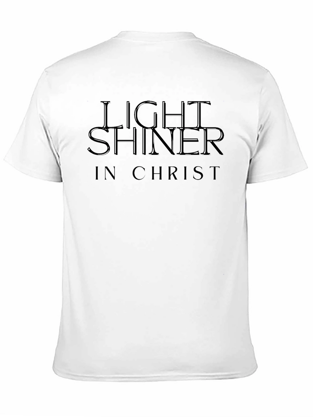 Light Shiner in Christ Black Graphic Tee