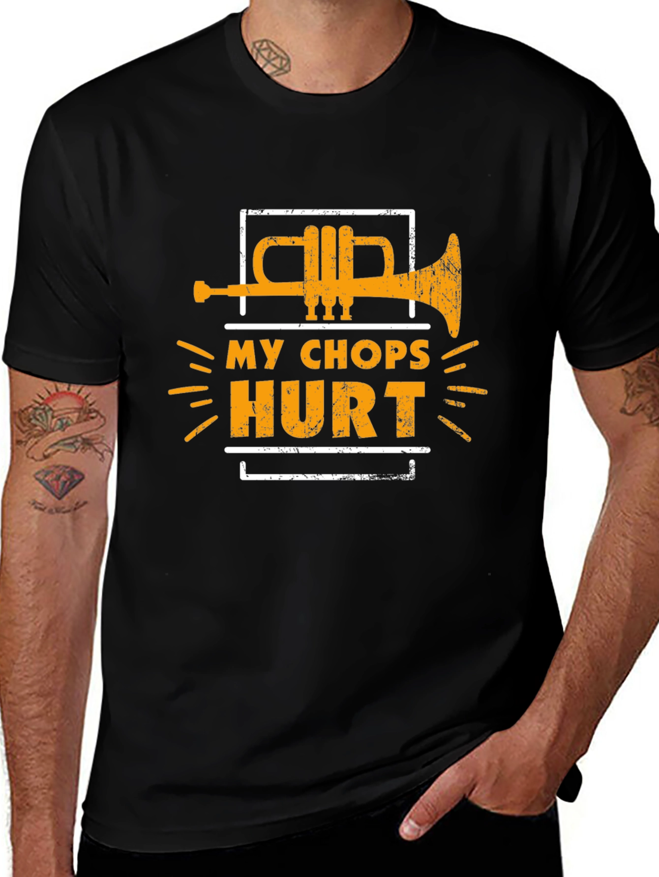My Chops Hurt Trumpet Graphic Tee