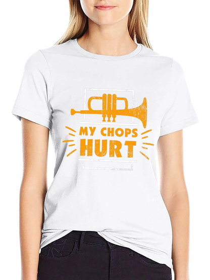 My Chops Hurt Trumpet Graphic Tee
