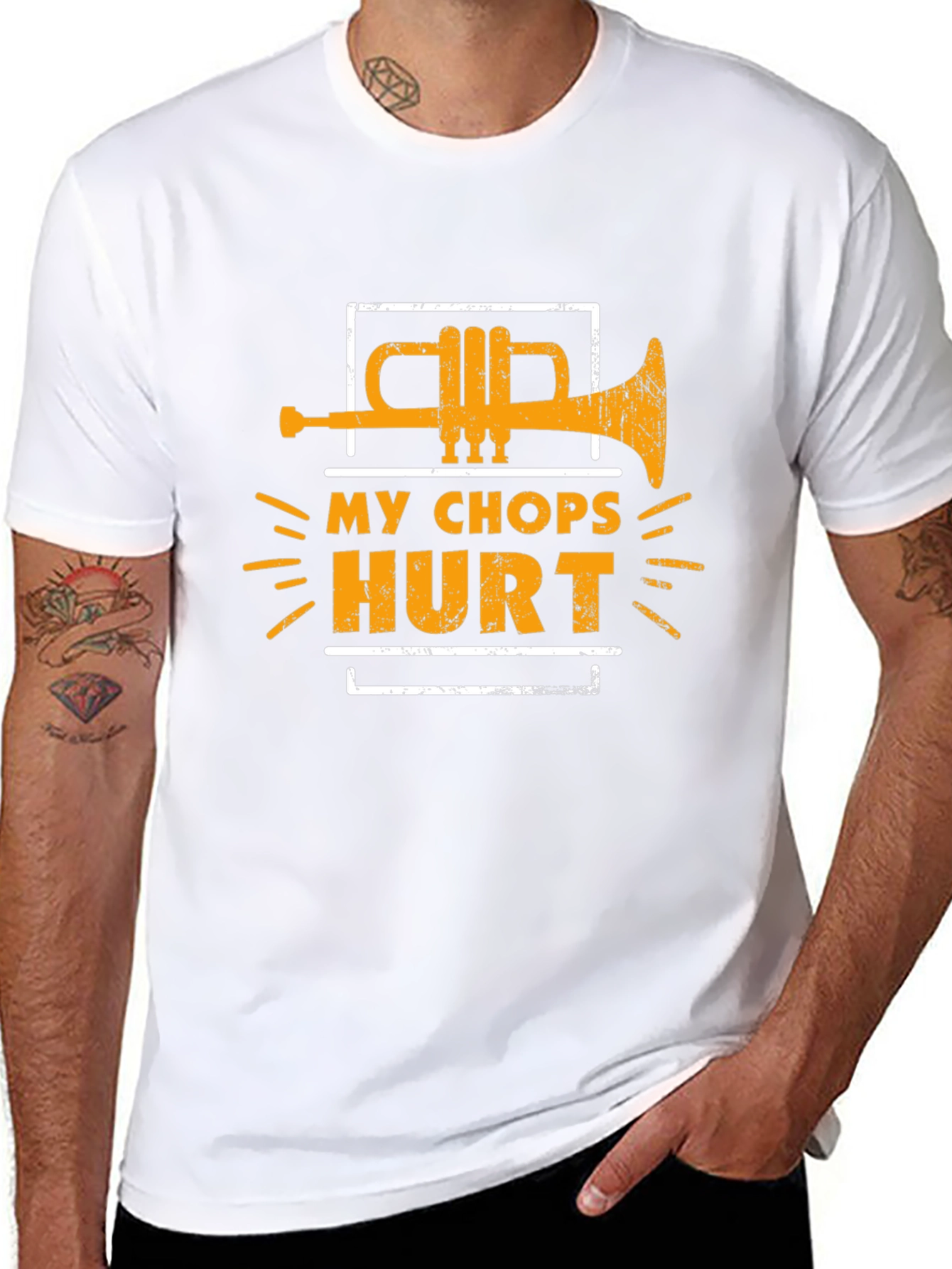 My Chops Hurt Trumpet Graphic Tee