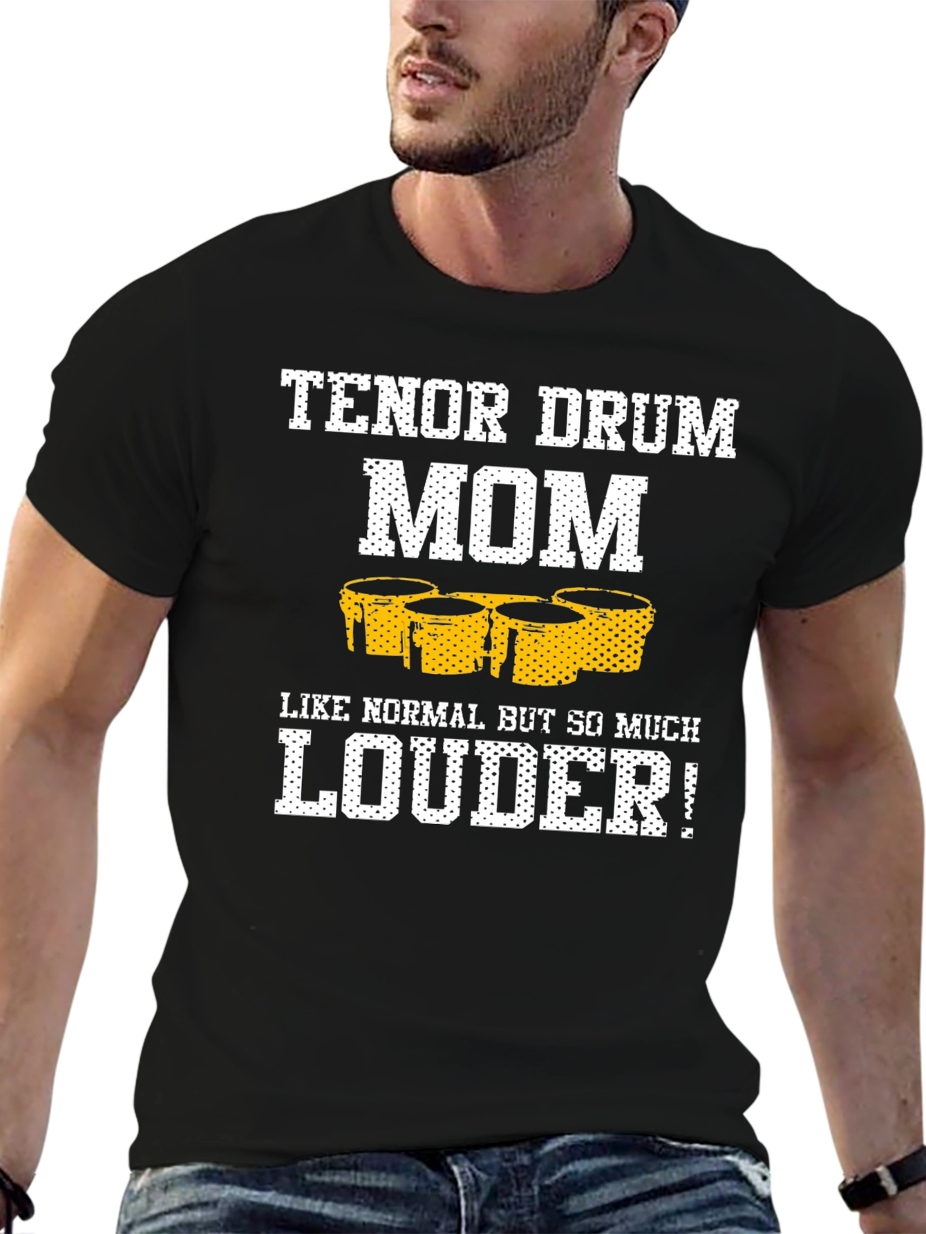 Tenor Drum Mom T-Shirt - Loud and Proud
