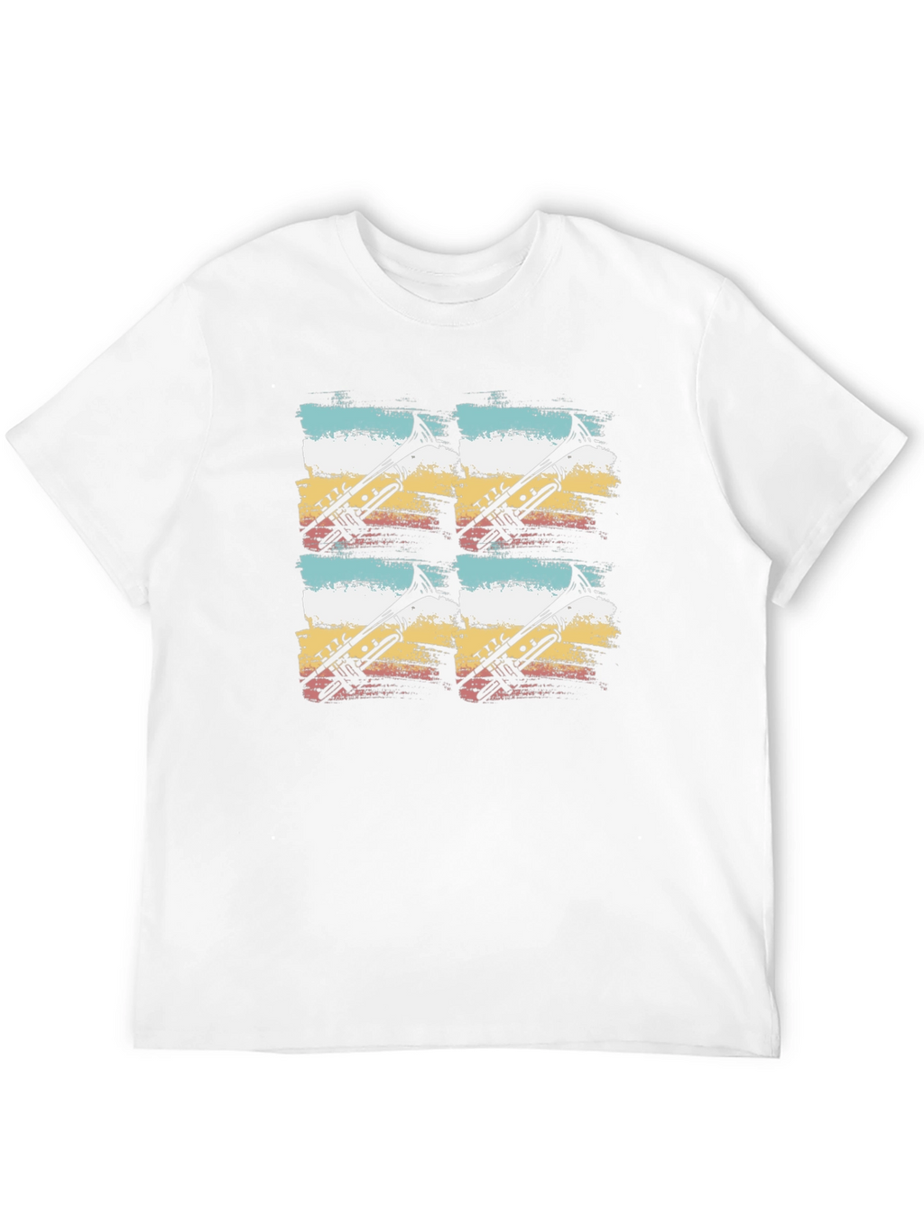 Trumpet Retro T-Shirt | Unique Band Tee