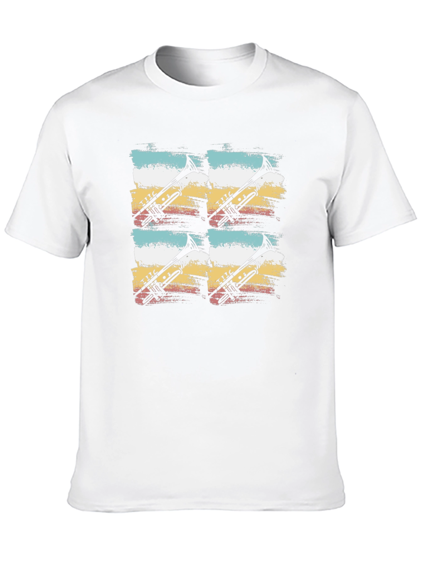 Trumpet Retro T-Shirt | Unique Band Tee