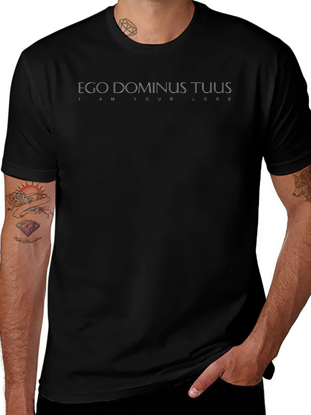 Ego Dominus Tuus Black T-Shirt