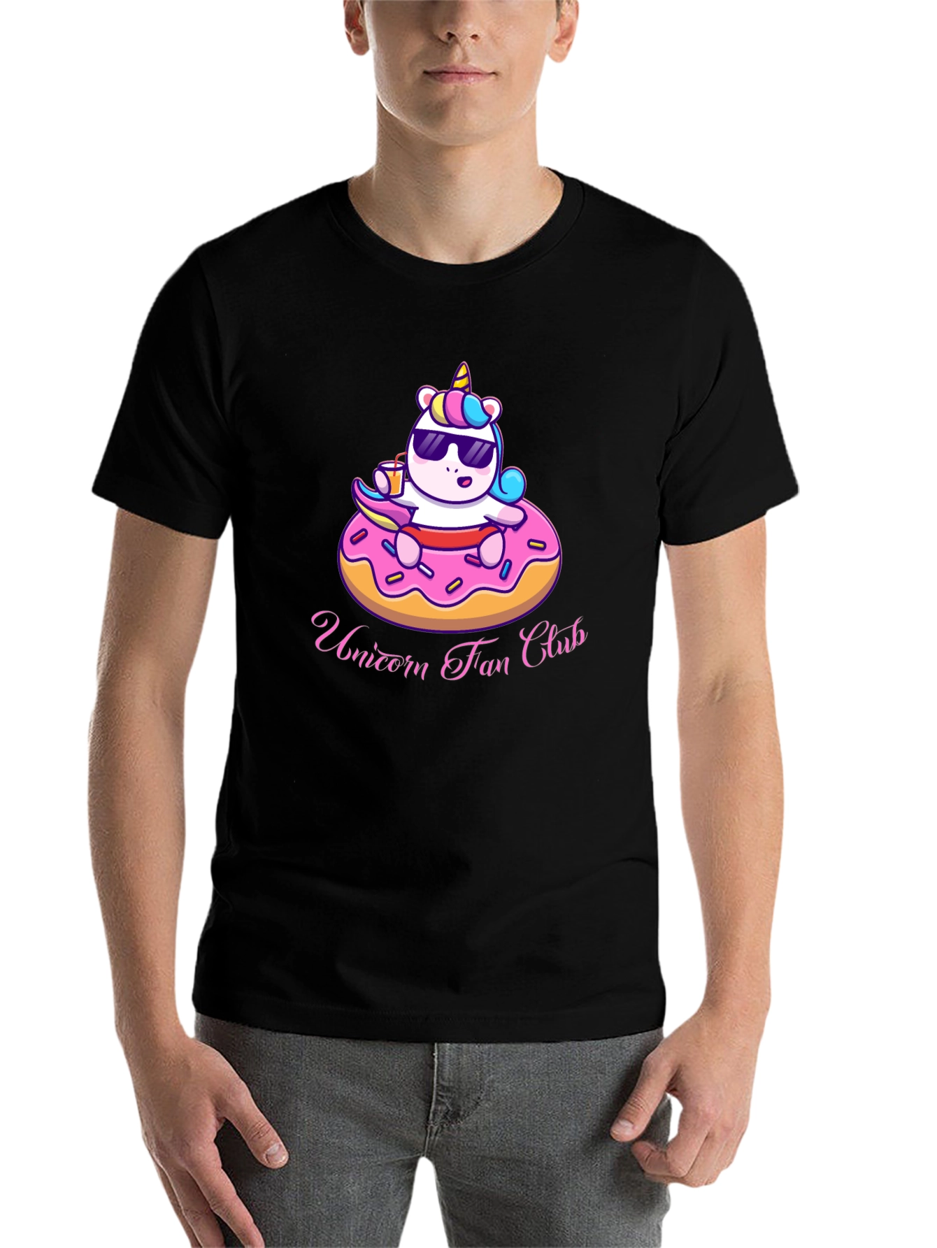 Unicorn Fan Club Donut T-Shirt