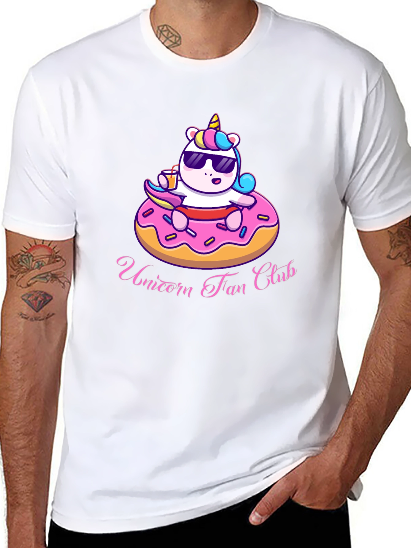 Unicorn Fan Club Donut T-Shirt
