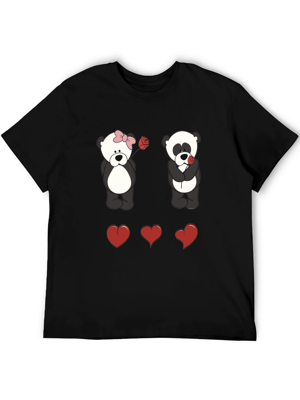 Panda Love Graphic T-Shirt