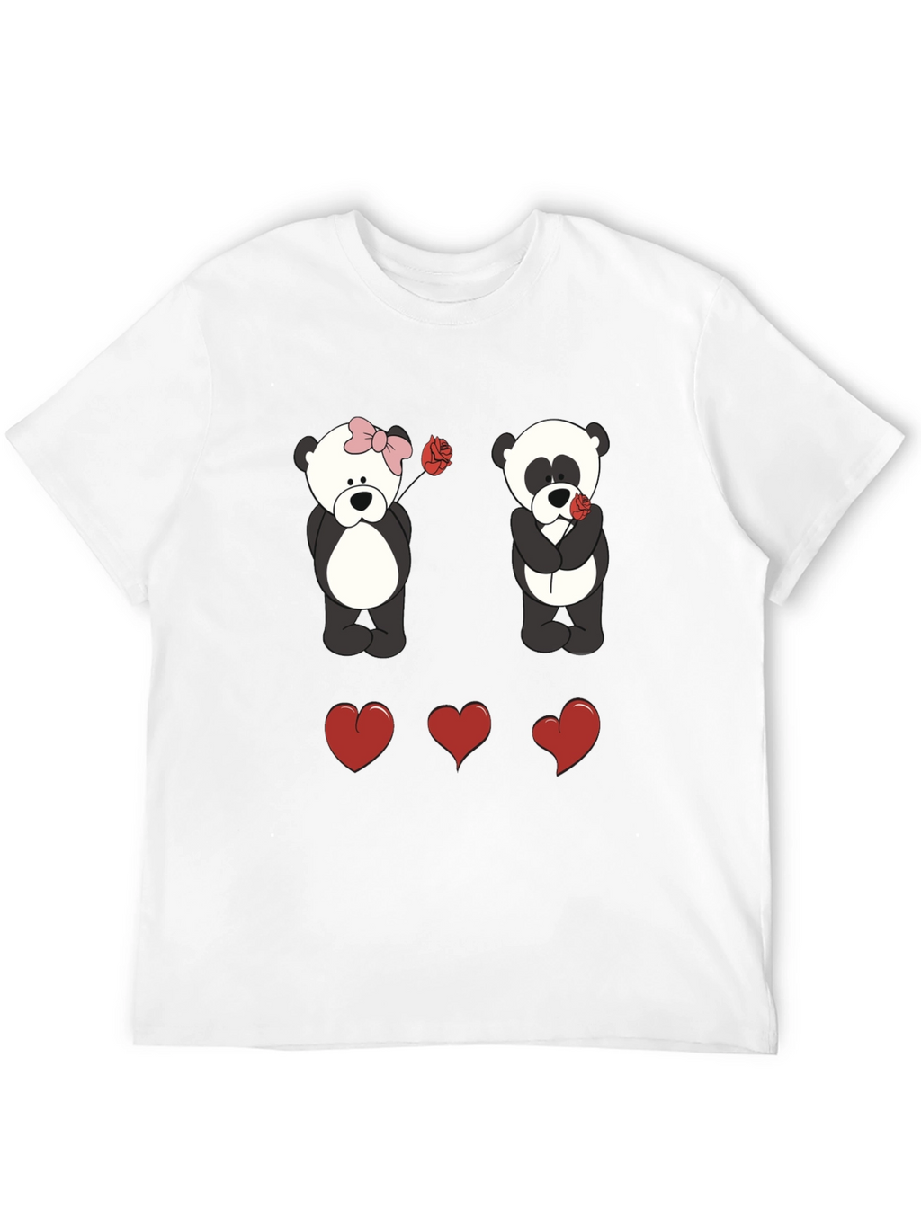 Panda Love Graphic T-Shirt